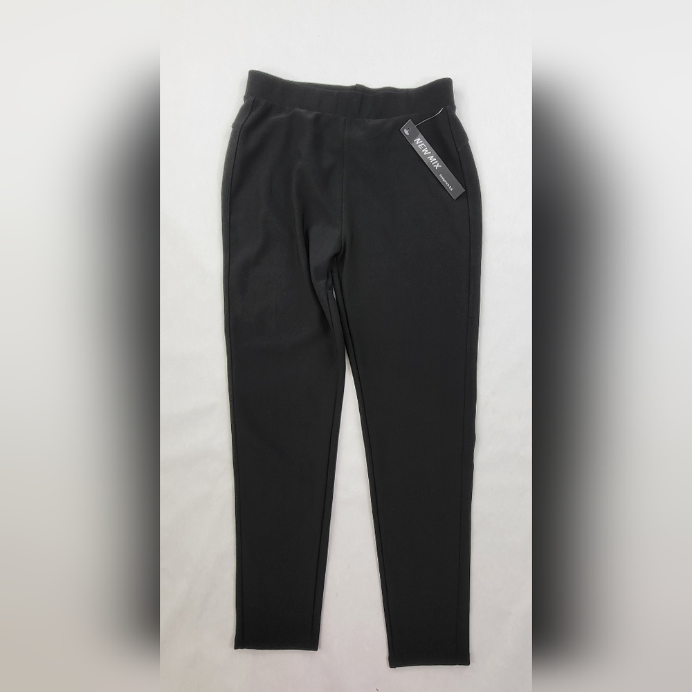 NWT New Mix Nadine West Women's Pants Size XL Black Stretch Pants